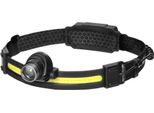Torcia Frontale Orno A Led Cob 3W + Led Cree 10W 1200Mah