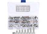 90Pcs 1/4-20UNC Acciaio Inox Esagonale Bussola Testa Di Tappo Bulloni Vite Esagonale Kit Di Assortimento