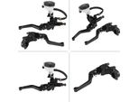 Universale 7/8" (22 Mm) Moto Freno Frizione Cilindro Maestro Leve Serbatoio Set Nero"
