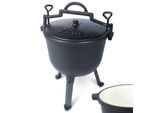 Bollitore In Ghisa Vilde Pentola Per Il Fuoco Bollitore In Ghisa Su Gambe Con Coperchio Cast Line 10 L