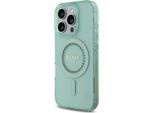 Guess Guhmp16Xpftdten Iphone 16 Pro Max 6.9 Zielony/Verde Custodia Rigida Iml Strass Magsafe