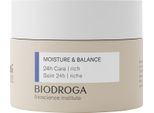 Biodroga Crema Viso Idratante Ed Equilibrante 24H Ricca 50Ml