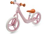 Kinderkraft Fly Plus - Balance Bike - Leggera - Sella Regolabile - Ruote Antiforatura - Design Retrò - Telaio In Magnesio - Rosa