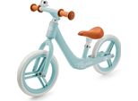 Kinderkraft Fly Plus - Balance Bike - Leggera - Sella Regolabile - Ruote Antiforatura - Design Retrò - Telaio In Magnesio - Blu