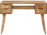 Vidaxl Scrivania Con Cassetti 110X47X76 Cm In Legno Massiccio Di Mango