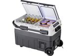 Frigorifero Portatile Per Auto Con Vano Congelatore - Frigorifero A Compressore Da 40 Litri - Raffreddamento A Doppia Zona - Ideale Per I Viaggi E Il Campeggio