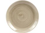Piatto Churchill Stonecast Patina Antique Coupé, Taupe, 217 Mm, (12 Pezzi)
