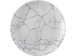 Churchill Studio Prints Kintsugi Pearl Evolve Coupe Plate, Grigio, 260 Mm, (12 Pezzi)