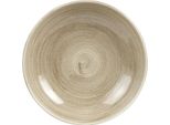 Churchill Stonecast Antique Taupe Teller Tief, Coup, ø: 248 Mm
