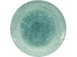 Churchill Studio Prints Piatto Coupe Raku, Verde Giada, 260 Mm, (12 Pezzi)