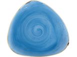 Piatto Triangolare Churchill Stonecast, Blu Fiordaliso, 311 Mm, (6 Pezzi)