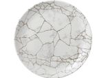 Studio Prints Kintsugi Agate Grey Coupé Plates, 288 Mm, (12 Pezzi)