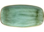 Piatti Rettangolari Churchill Stonecast, Verde Finocchio Marino, 189 X 355 Mm
