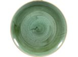 Churchill Stonecast, Piatti Da Portata Rotondi, Verde Zaffiro, 260 Mm, (12 Pezzi)