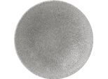 Churchill Raku Jasper Grey Evolve Coupe Plate 6.5" (Box 12) (Direct)"
