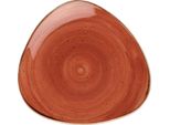Piatto Triangolare Churchill Stonecast, Arancia Aromatizzata, 315 Mm, (6 Pezzi)