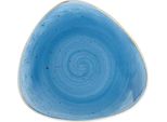 Piatto Triangolare Churchill Stonecast, Blu Fiordaliso, 197 Mm, (12 Pezzi)