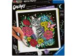 Ravensburger Painting By Numbers Creart Serie Trend Quadrato Adulti Trend Pixie Gatto Freddo 25855