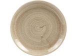 Churchill Stonecast Patina Antique Taupe Coupe Plate Taupe 165 Mm (12 Pezzi)