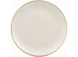 Churchill Stonecast, Piatto Fondo Rotondo, Bianco Orzo, 165 Mm, (12 Pezzi)