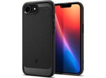 Spigen Spigen Custodia Rugged Armor (Magfit) Per Iphone 16E Nero Opaco