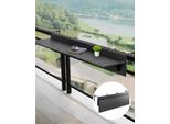 Tavolo Da Balcone Pieghevole - Tavolo Da Balcone Sospeso 1500X300Mm - Tavolo Pieghevole Per Balcone E Terrazza