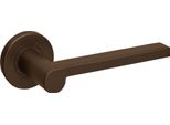 Maniglia Per Porta Lavuzo Caserta In Bronzo Con Rosetta Tonda - Per Set
