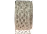 Nastro A Rete Autunnale Nastro A Reticolo Nastro Decorativo Marrone 50Mm X 10M