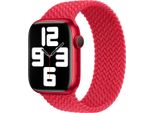 Apple Braided Solo Loop Per Watch | 44/45/46/49 Mm - Taglia 5 - (Prodotto) Rosso