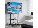 Wisfor Supporto Tv Rollabile, Supporto Tv Regolabile In Altezza Supporto Tv Universale Per 40"-86"", Vesa 600X400Mm, Fino A 50Kg Max"