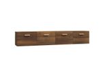 Syfax™ Mobili Parete 2 Pz Rovere Marrone 100X36,5X35 Cm In Multistrato