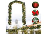 Bettizia Ghirlanda Di Natale Con Luci Decorazione Con Luci Fatate 100 Led Per Interni Esterni Verde 5M Con Decorativo Con Telecomando