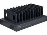 Inline® 1000 W Multiport Powerstation, 10X USB-C, Pd 3.0, Qc 5.0, Nero