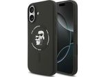 Etui Karl Lagerfeld Silicone Karl&Choupette Ring Magsafe Do Iphone 17 Czarny