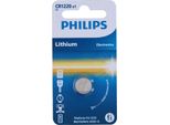 Batteria Al Litio Cr1220 Philips 3Vdc (Blister 1 Batteria) Cr1220-Philips