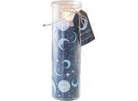 Something Different - Candela Tubolare "Blue Moon"", Fico E Vaniglia SD10663 (Taglia Unica) (Blu/Trasparente)"