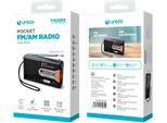 Unico Fn2065 Radio Portatile Trasparente Taglia Unica / Spina Ue 220V Trasparente Taglia Unica