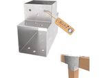 Gezu Impex Supporto Per Pilastri A U 101 X 150 Mm Zincato A Caldo Calcestruzzo In Staffa Per Pilastri A U Supporto Per Deck Base Rialzata
