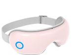 Inf Massaggiatore Occhi A Pressione, Vibrazione, Calore, Bluetooth E Musica Rosa