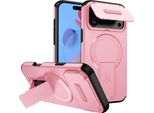 Inf Custodia Magnetica 2-In-1 Con Supporto Per Iphone 17 Air, Antiurto Rosa