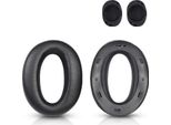 Inf Cuscinetti Di Ricambio In Pelle Proteica Per Sony MDR-1000X E WH-1000XM2 (Paio) Nero