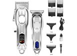 Inf Set Tagliacapelli Elettrico Professionale Usb Ricaricabile Per Uomo