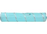 Tunnel Giocattolo Per Gatti, Tunnel Di Gioco A 2 Vie Per Gatti Pieghevole E Tubo Con Palla E Spioncino Per Gatti Giochi Interattivi Di Addestramento Per Interni Ed Esterni 120 Cm[Blu] Tunnel