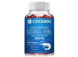 Olio Di Krill Antartico 3000Mg (120 Capsule) Integratore Alimentare, Cervello, Memoria, Concentrazione, Cuore, Pelle, Ossa, Omega-3, Epa, Dha, Astaxantina