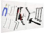 Portautensili Magnetico Da Parete 4 Piastre Portautensili 32 Potenti Strisce Magnetiche