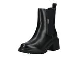Stiefelette Dockers By Gerli "Dockers By Gerli Stiefelette Lederimitat", Damen, Gr. 40, Schwarz, Lederimitat, Schuhe Stiefelette
