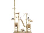 Vidaxl Tiragraffi Per Gatti Con Tiragraffi In Sisal 230 - 250 Cm Beige