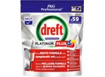 Pastiglie Per Lavastoviglie Dreft Platinum Plus Lemon All In 1 - 59 Pastiglie