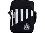Newcastle United Fc - Borsa A Tracolla, A Righe TA12078 (Taglia Unica) (Nero/Bianco)