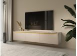Mobile Rtv Beige 181,5 Cm, Moderno, Piano In Laminato